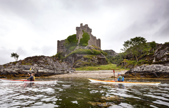 sea kayaking loch moidart